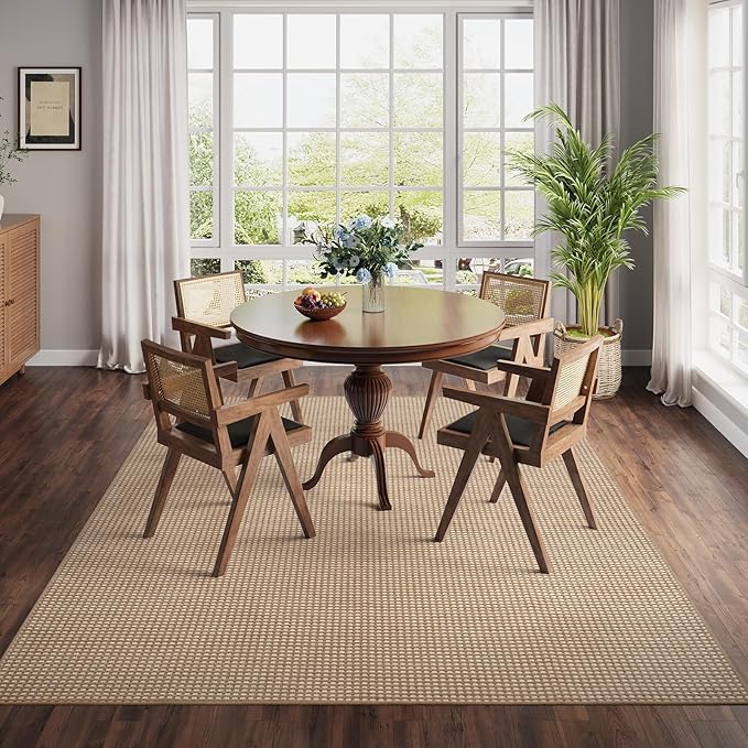 YDKGL Boho Washable Area Rugs 5x7 ft, Non Slip Area Rug