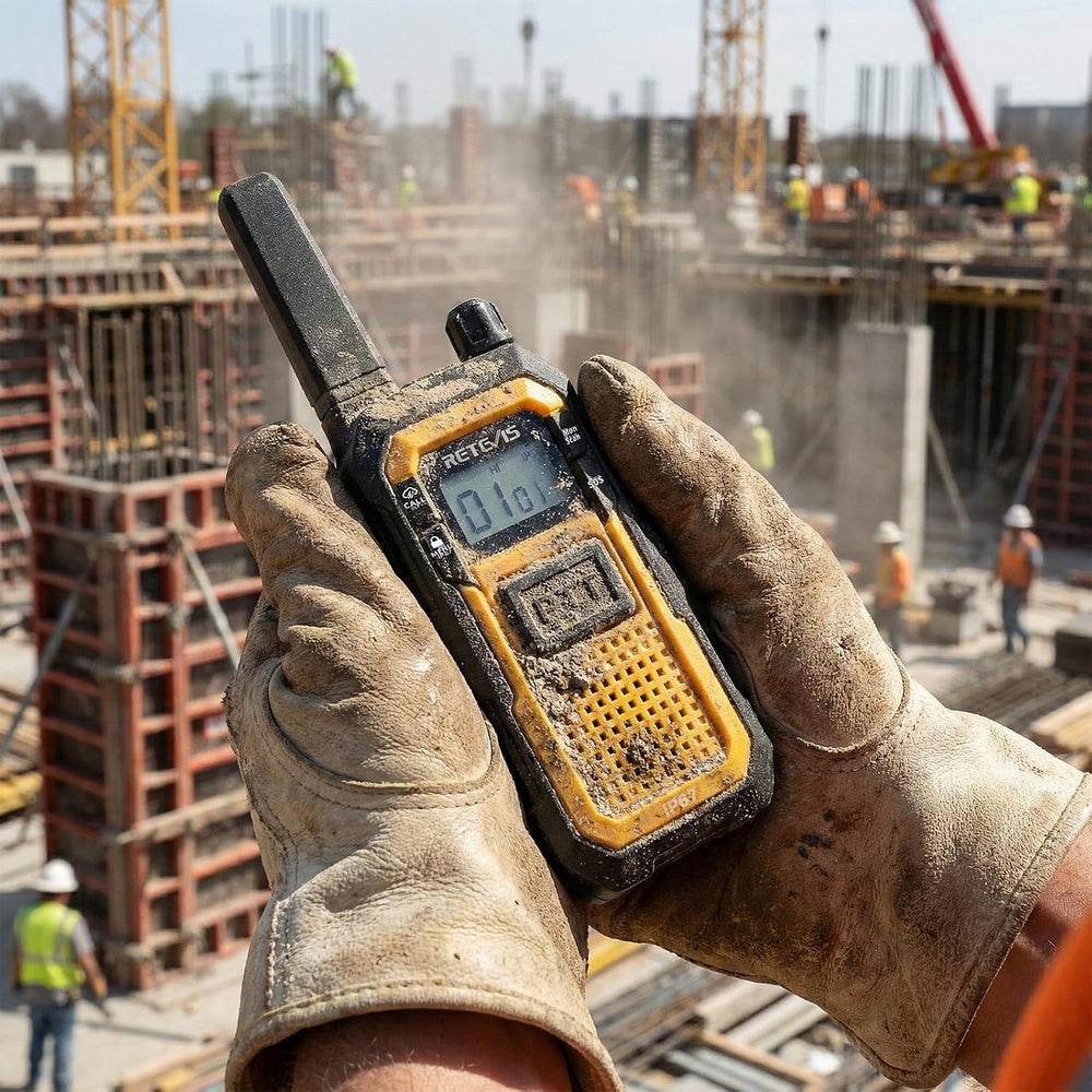 Retevis RB48 2 Way Radio Long Range, IP67 Waterproof Walkie Talkies Adults