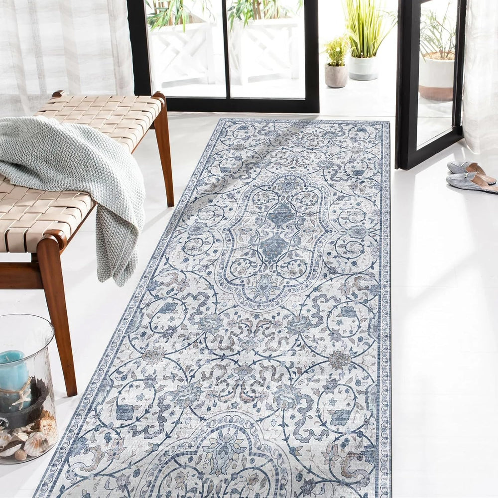 Area Floor Mat for Home, 3'x5' Waterproof PVC Soft Area Mat for Kitchen
