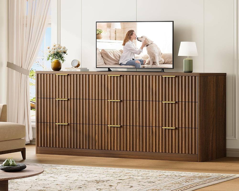 63" Dresser for Bedroom with 9 Drawers, Modern Dressers & Chest of D...