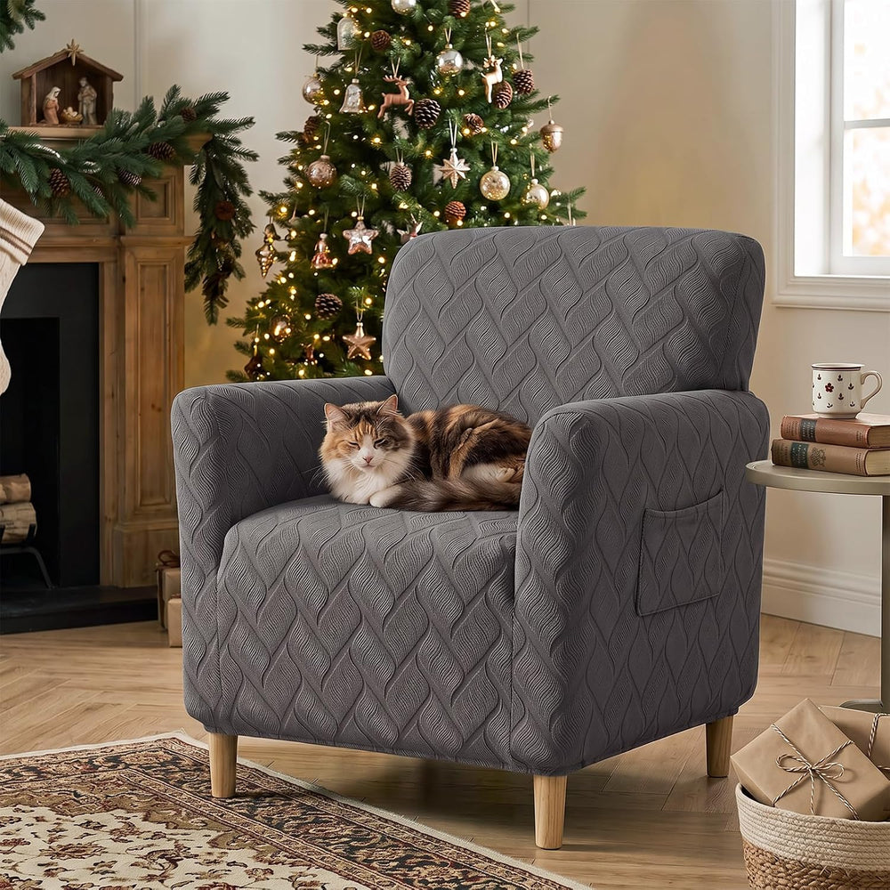LiveGo Banquet Armchair Slipcovers Chair Slipcovers with Arms