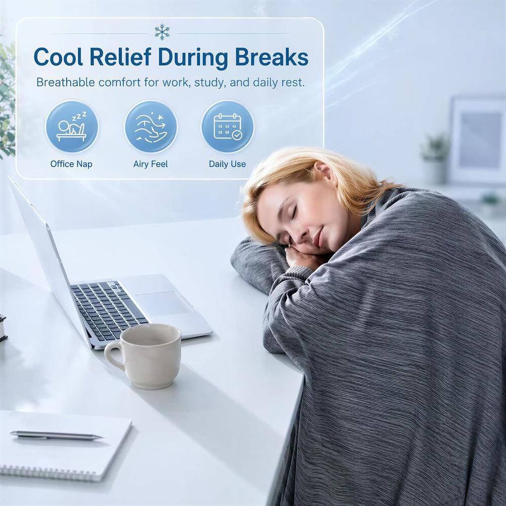 King Size Cooling Blanket for Hot Sleepers - Lightweight Breathable Cool Cold...