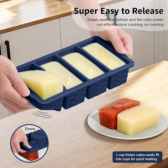 3-Pack Silicone Freezer Trays