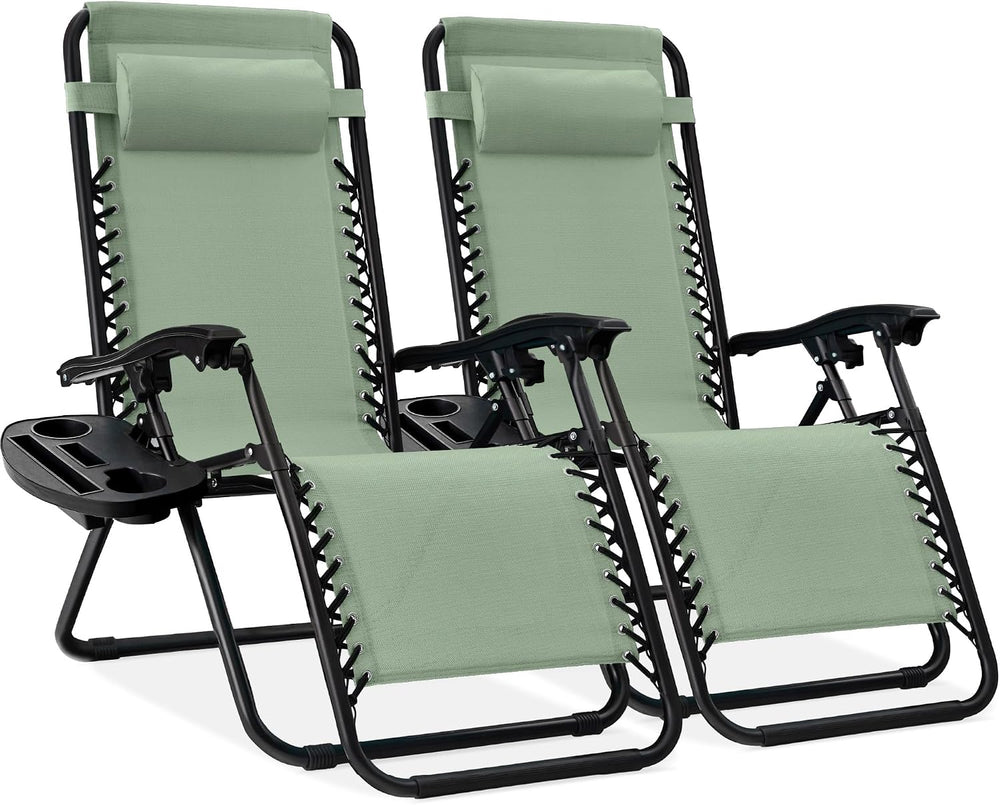 Best Choice Products Zero Gravity Chairs Recliner, Set of 2
