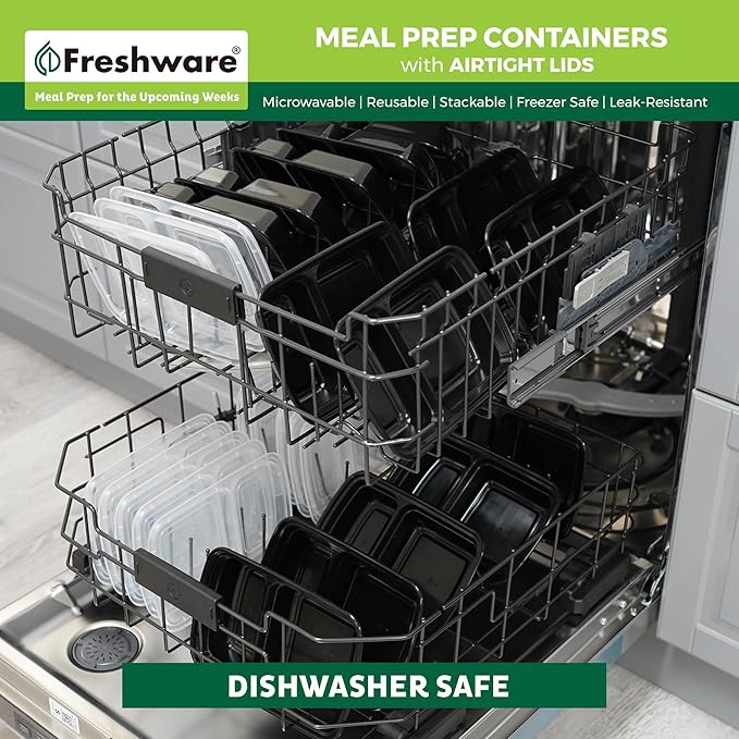 Freshware Meal Prep Containers