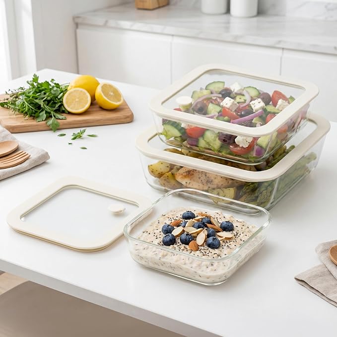 Urban Green Glass Food Container Set