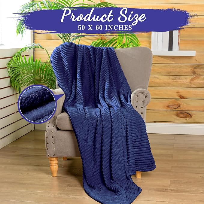 Buryeah 24 Pcs Flannel Throw Blanket Bulk 50 x 60 in Sleepover Blanket Outdoor
