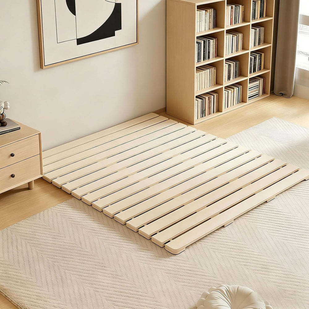 Floor Bed Frame,Japanese Bed Frame,Breathable Moisture Resistant