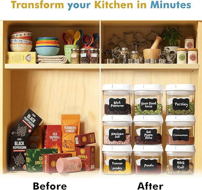 Shazo 9 PC Airtight Food Storage Containers