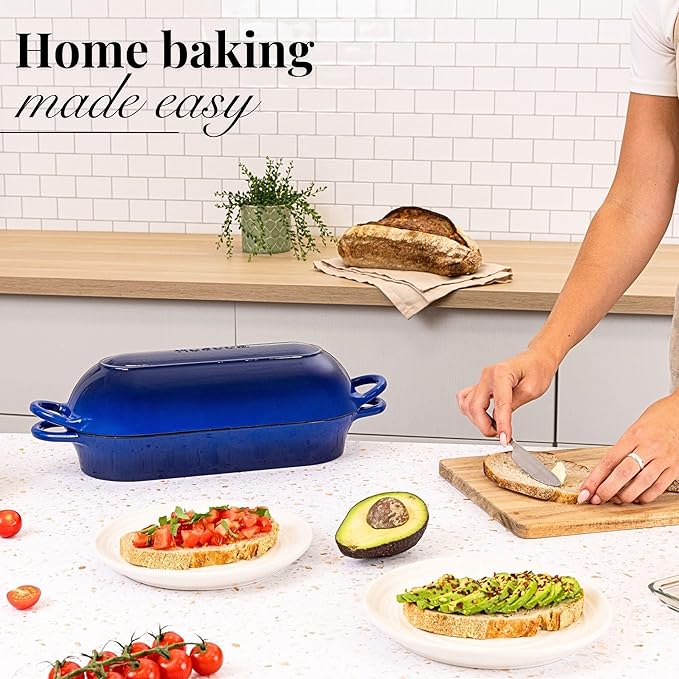 Enamelled Cast Iron Bread Loaf Pot – Dutch Oven