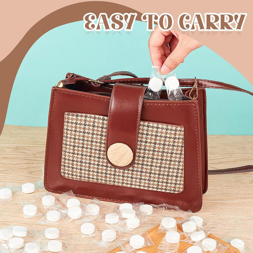 1000 Pcs Mini Compressed Paper Towels Tablets Disposable Travel Coin Tissues ...