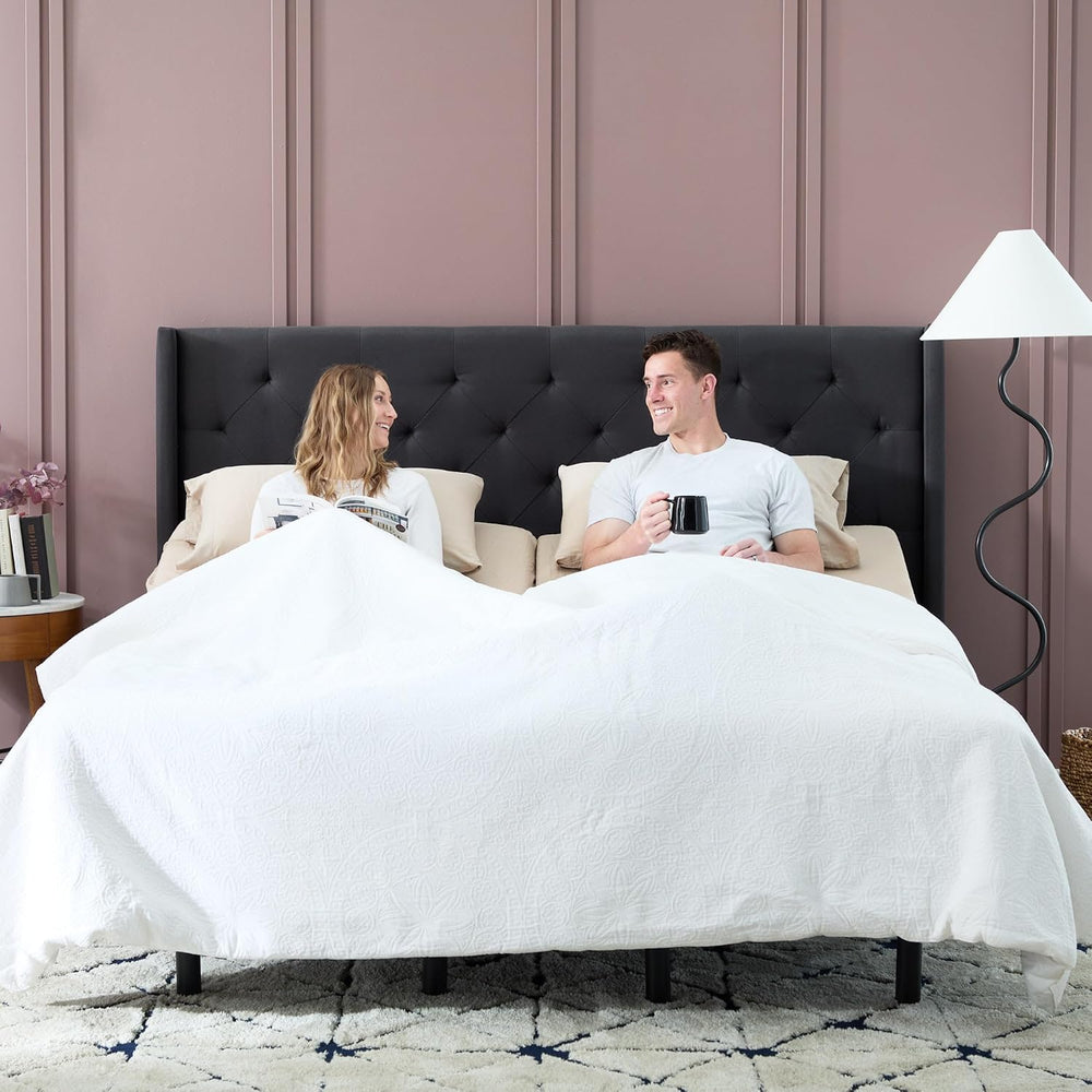 LUCID L300 Adjustable Bed Frame with USB Ports, Remote, Twin XL Size