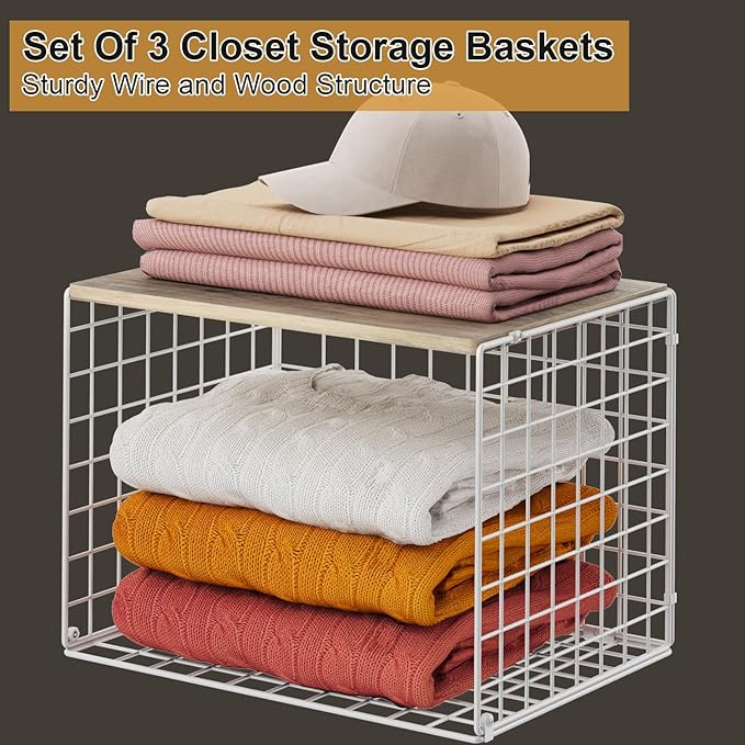 Closet Organizers And Storage Shelf, Widened Opening, Heightened Height