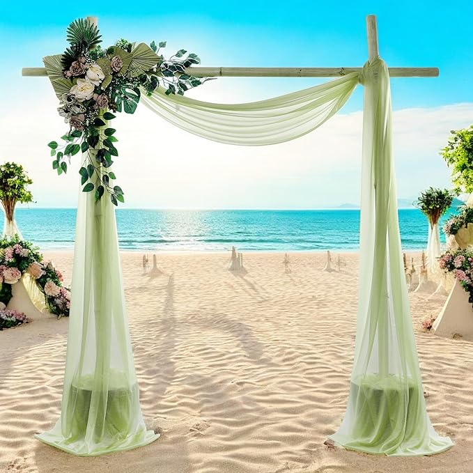 MDS Halloween Chiffon Draping Fabric - 1 Panel, 30" Wide x 50ft Long - S...