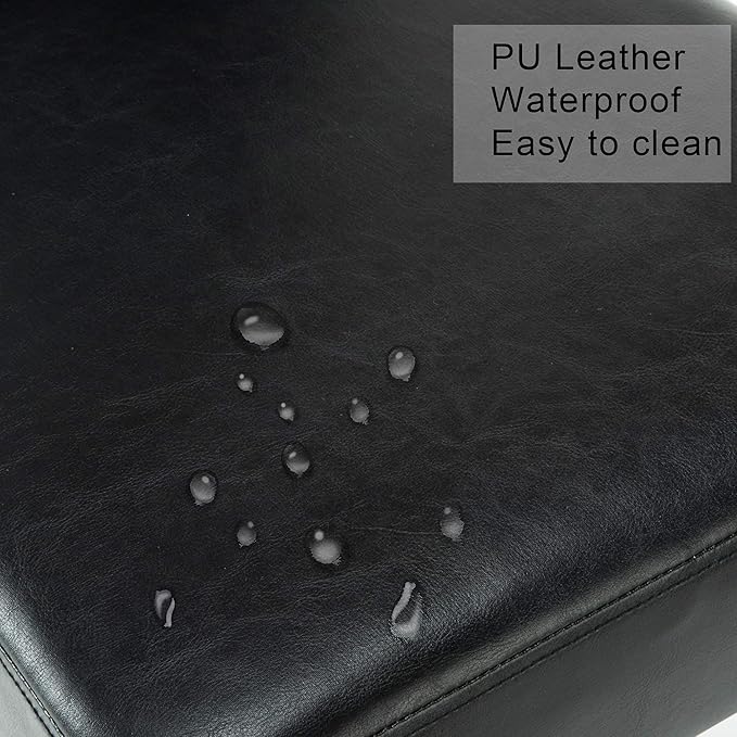 LSSPAID Dining Chairs Set of 6, Modern Stylish PU Leather Upholstered Parson ...