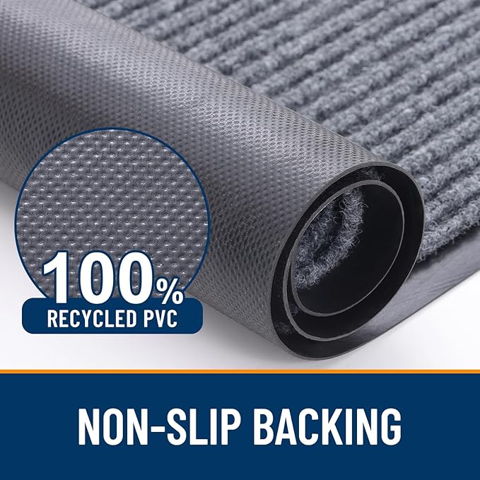 OLANLY Front Door Mat Indoor Outdoor Entrance, Waterproof Heavy Duty Doormat ...
