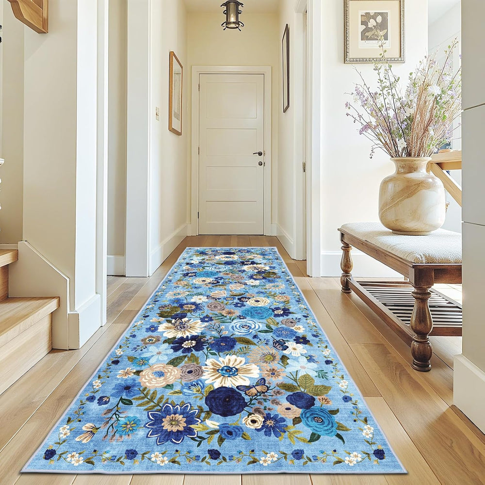 Rug for Hallways Kitchen Rug 3x7, Non Slip Washable Rugs