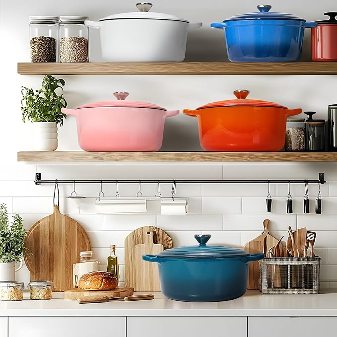 5QT Enameled Cast Iron Dutch Oven