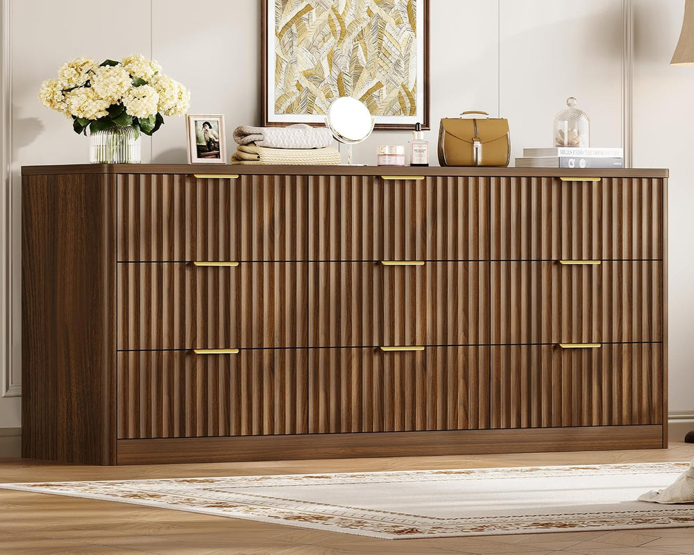 63" Dresser for Bedroom with 9 Drawers, Modern Dressers & Chest of D...