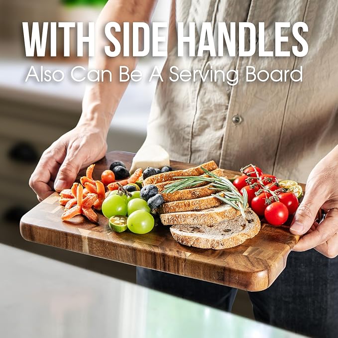 James.F End Grain Cutting Boards, Wooden Cutting Board