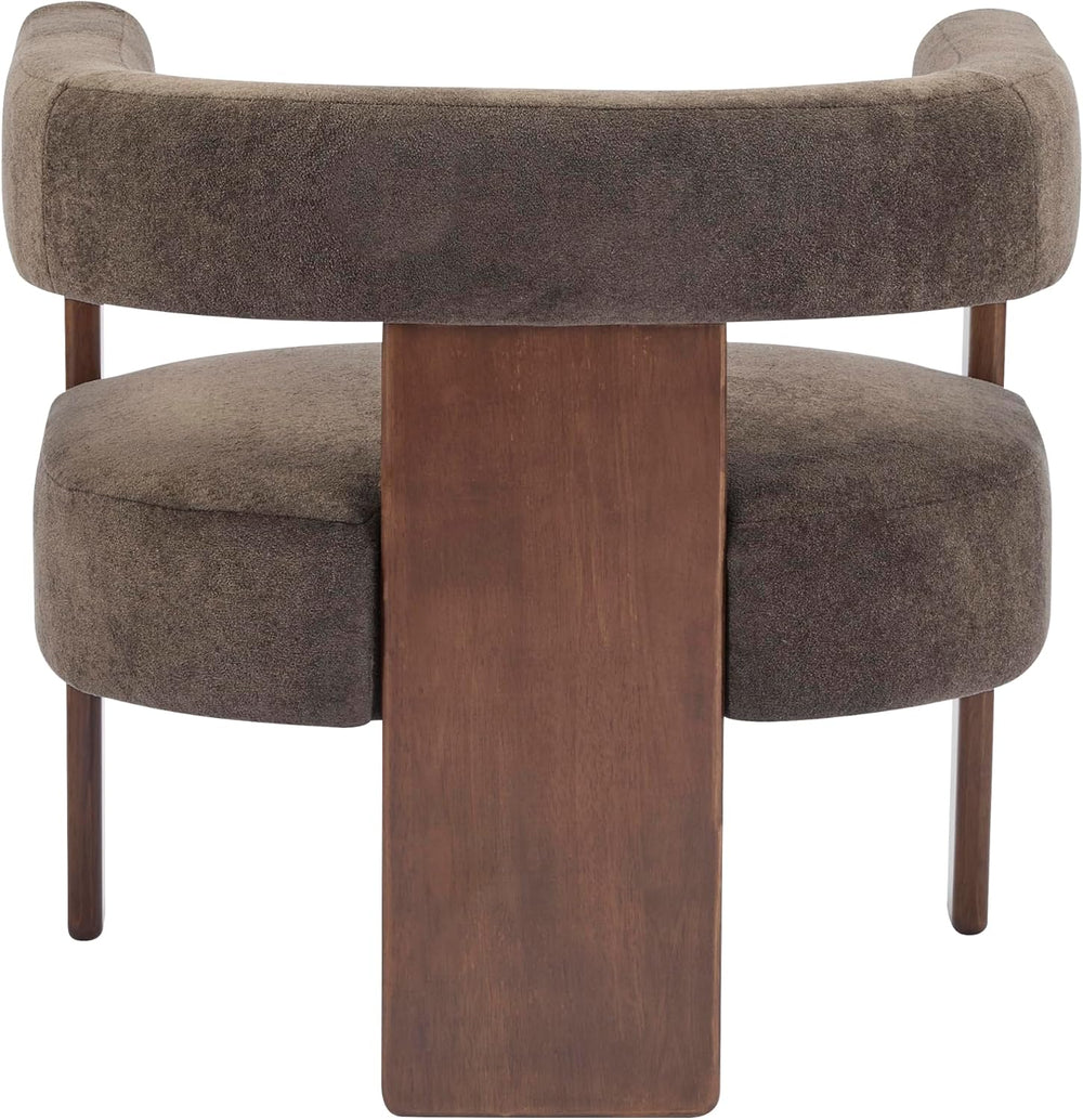Christopher Knight Home Nettie Modern Accent Chair for Living Room, Velvet Fa...