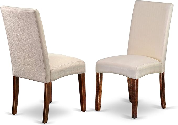 East West Furniture ANDR5-MAH-01 5 Piece Kitchen Table & Chairs Set Inclu...