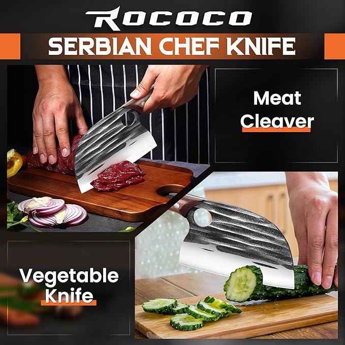 ROCOCO Japanese Serbian Chef Knife