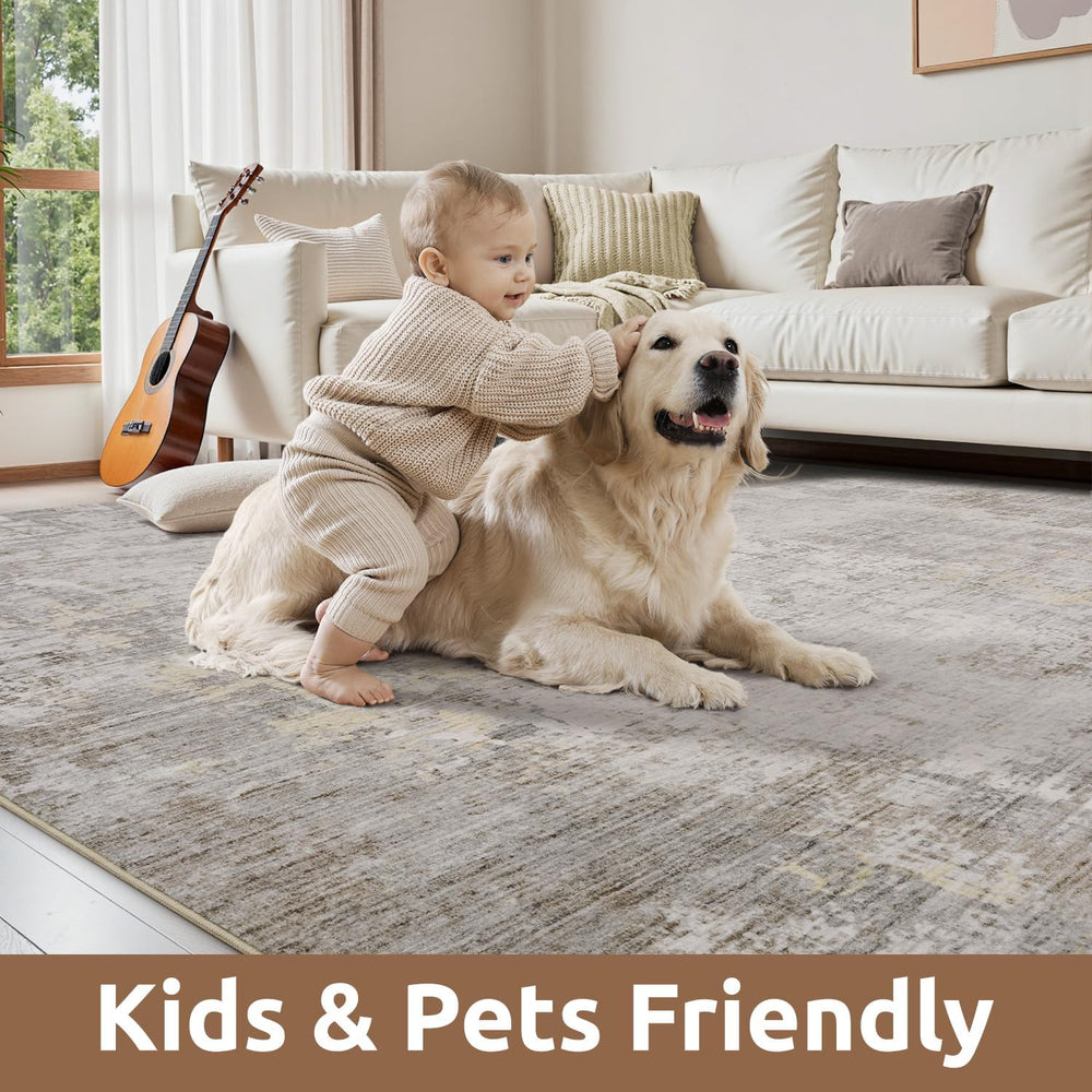 AMOAMI 2 x 6 Hallway Runner Rug Non Slip Super Soft Runner Rugs Machine Washa...