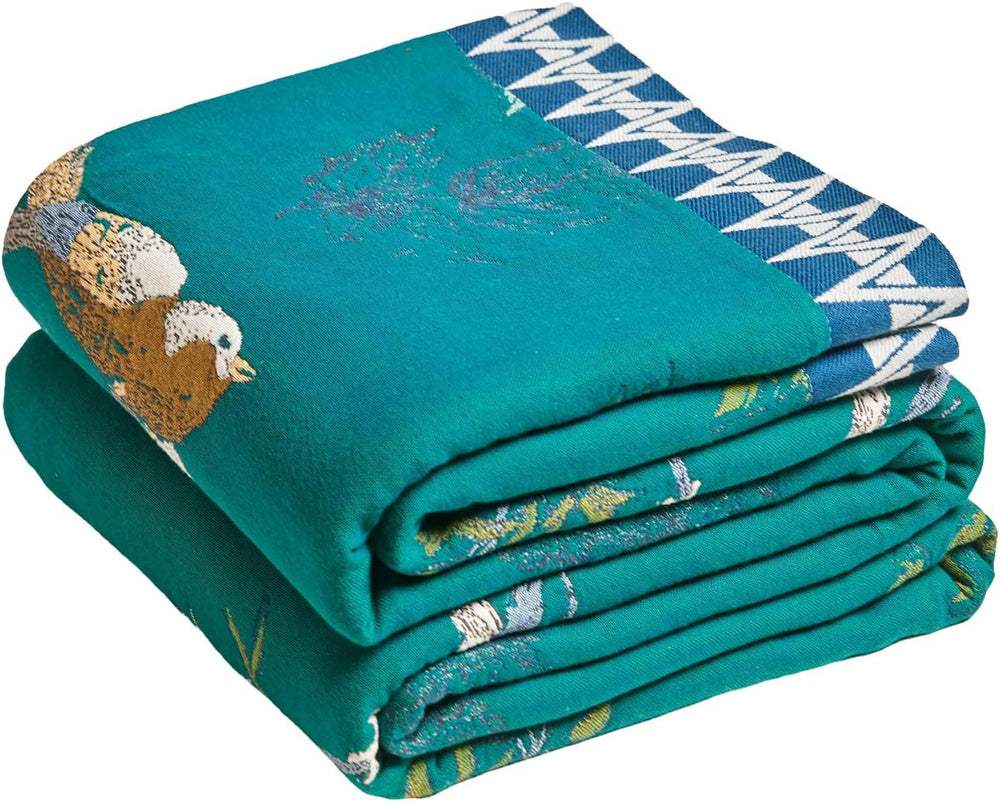 MSGKV The Boho Layer: 60"x80" Cotton Throw Blanket – Full Size