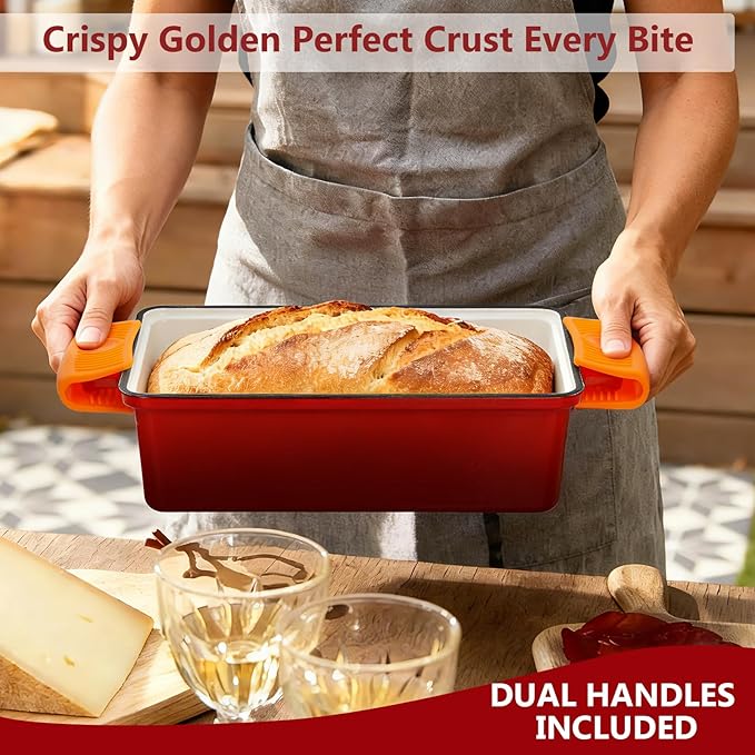 Wildone Enameled Cast Iron Bread Loaf Pan
