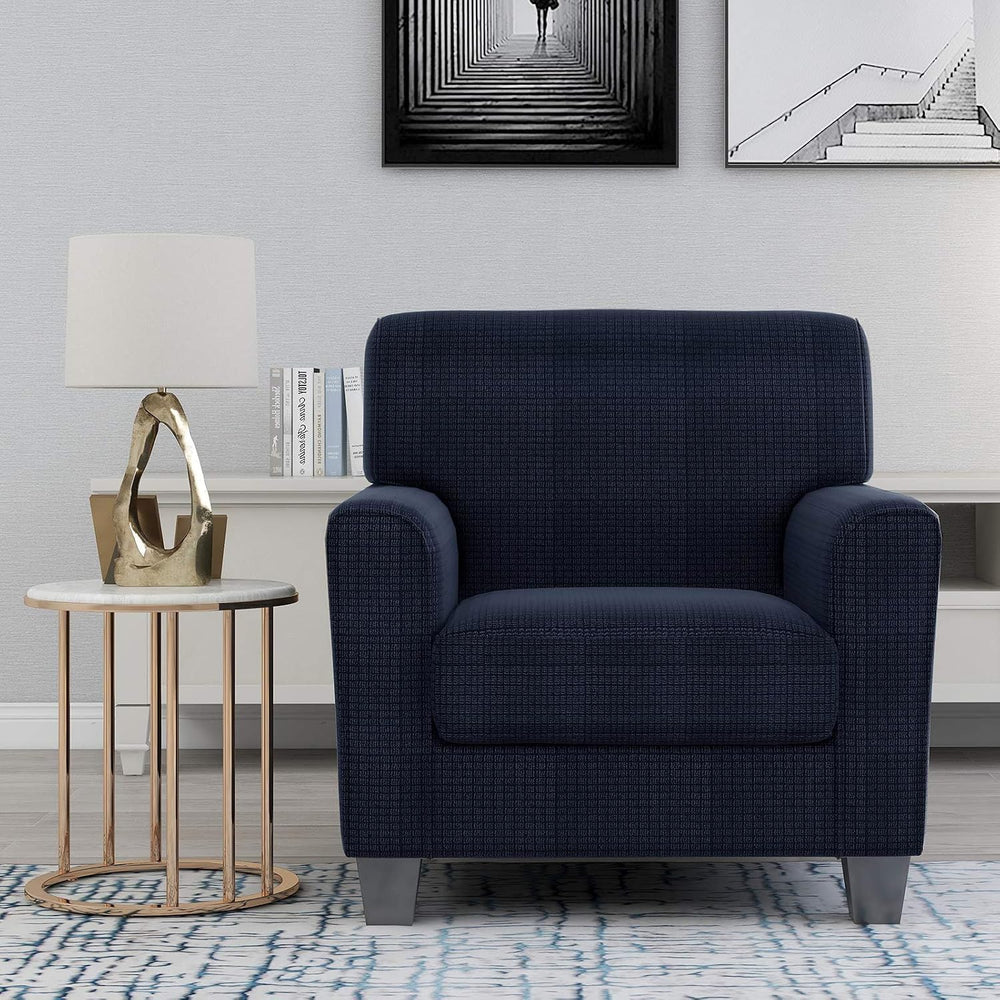 ZNSAYOTX 2 Piece Chair Covers for Living Room with Arms Anti Slip Stretch Arm...