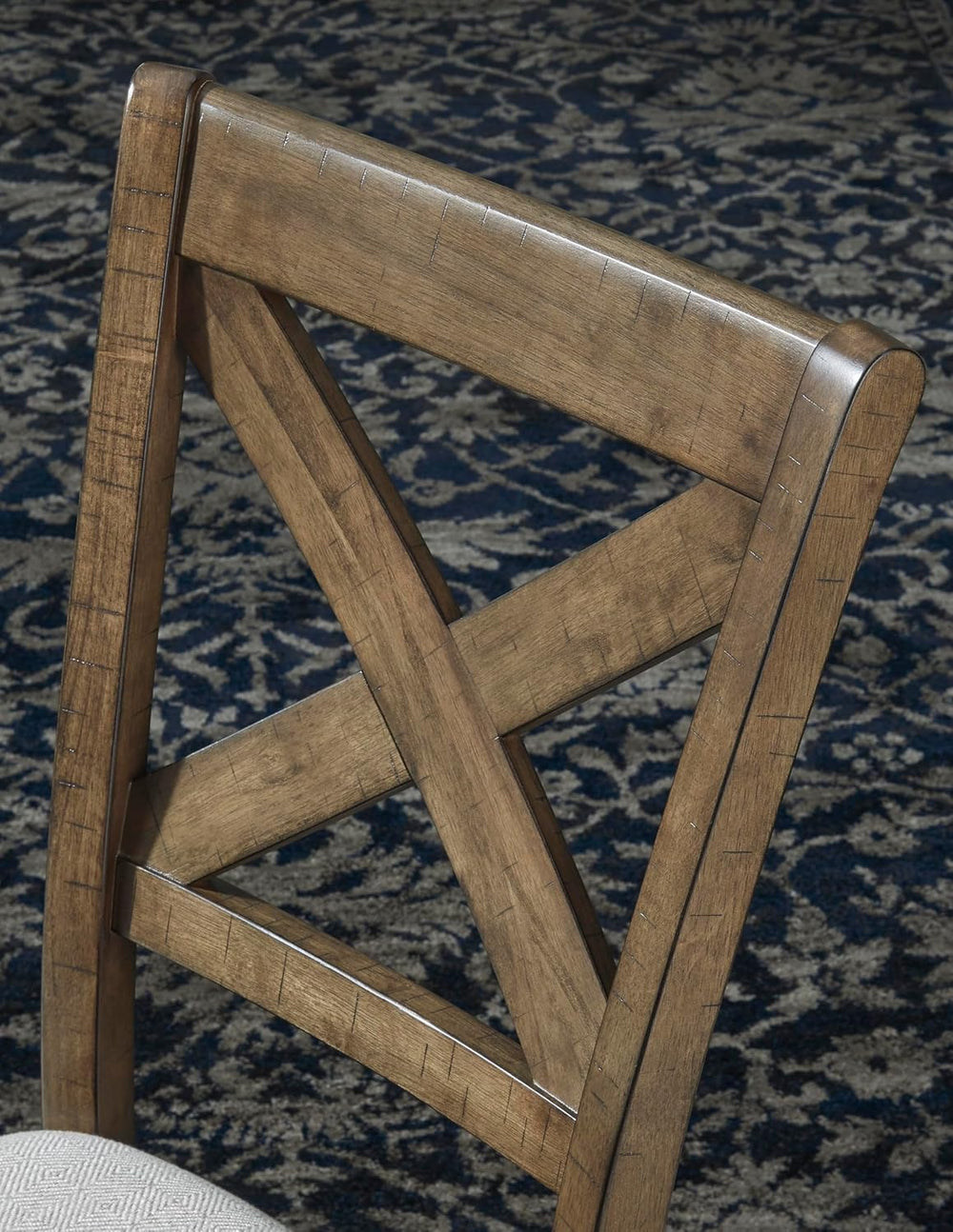 Signature Design by Ashley Moriville Modern Farmhouse 19" Upholstered Di...
