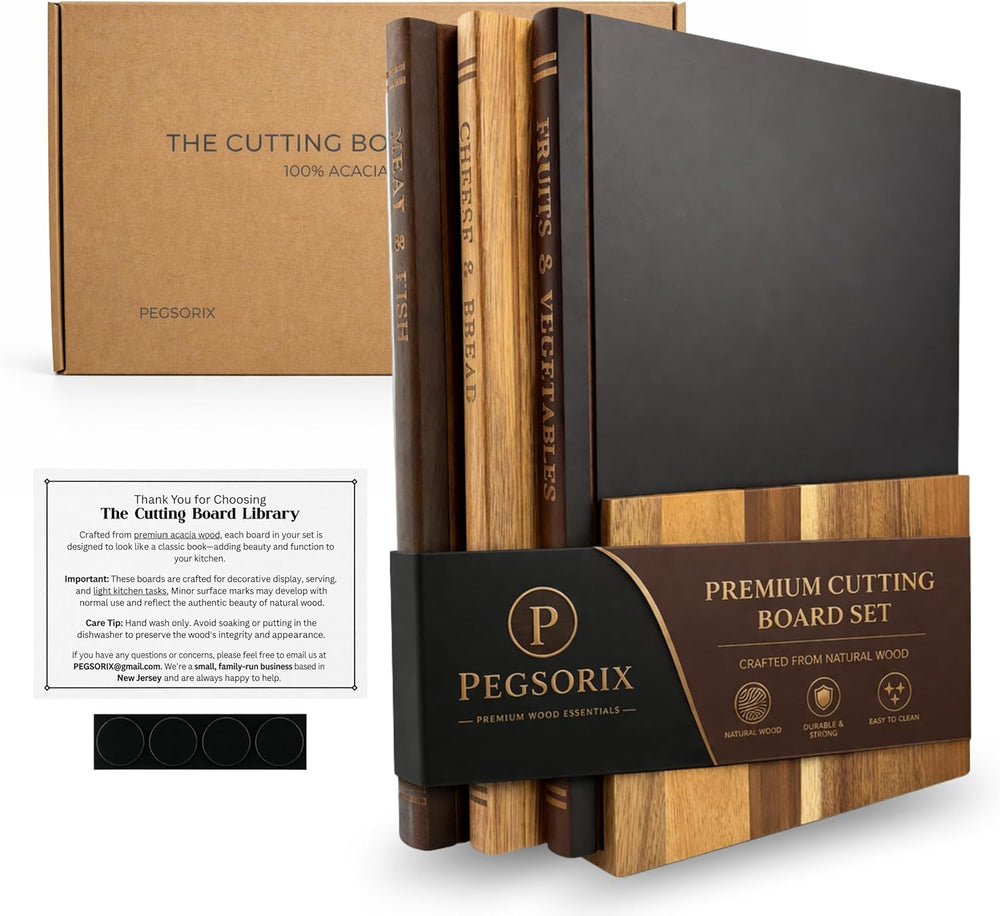 The Cutting Board Library™ | Decorative Kitchen Board Collection Bundle