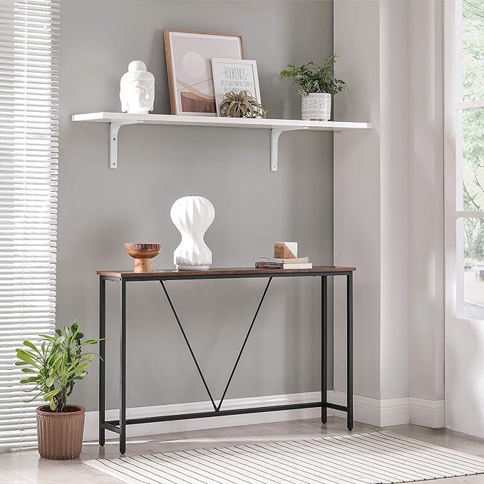 VASAGLE Console Sofa Table, Narrow Entryway Table, for Living Room, Bedroom, ...