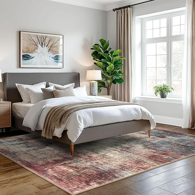 IOHOUZE Abstract Area Rugs 5x7 Ft Washable Rugs