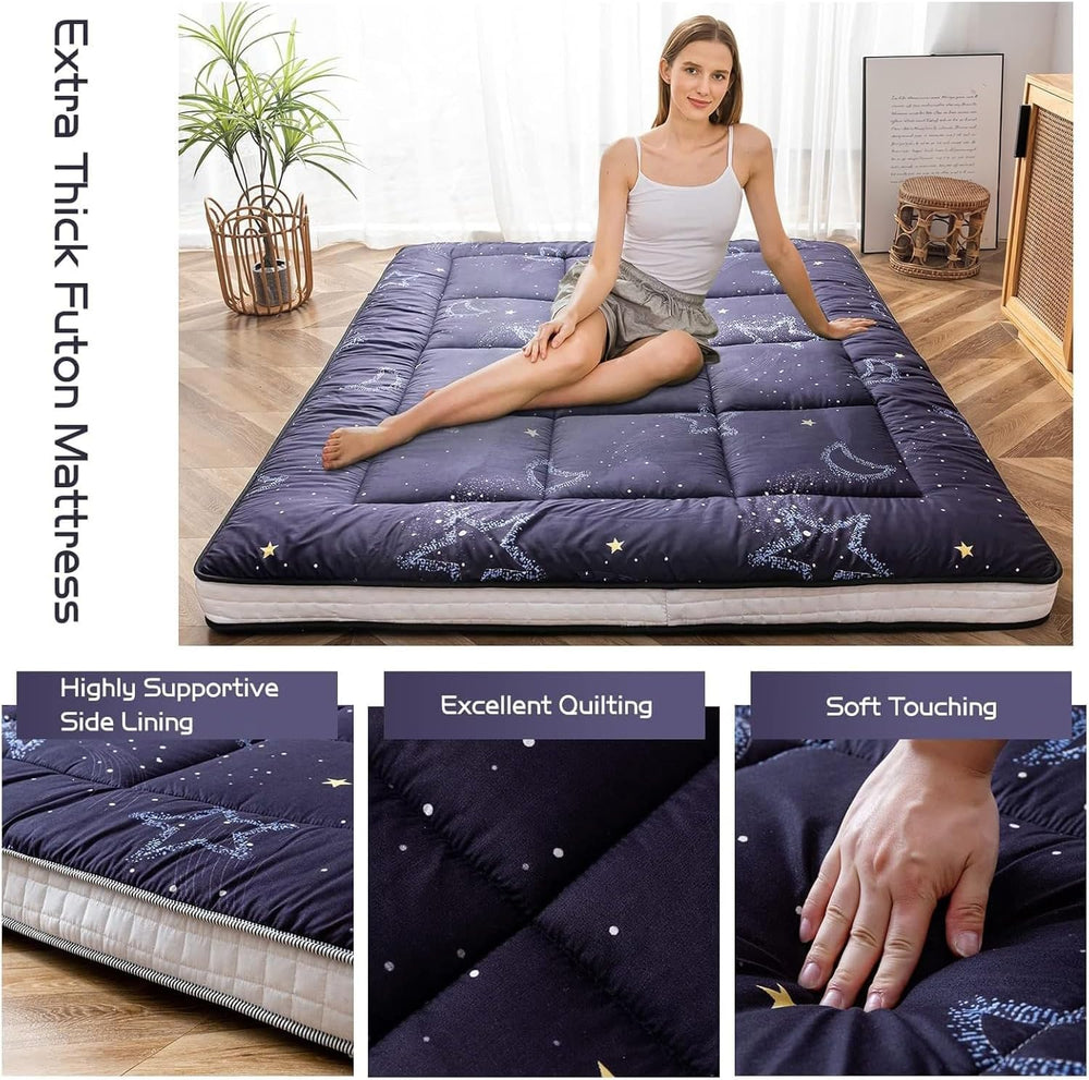MAXYOYO Futon Mattress, Japanese Floor Mattress Folding Sleeping Pad