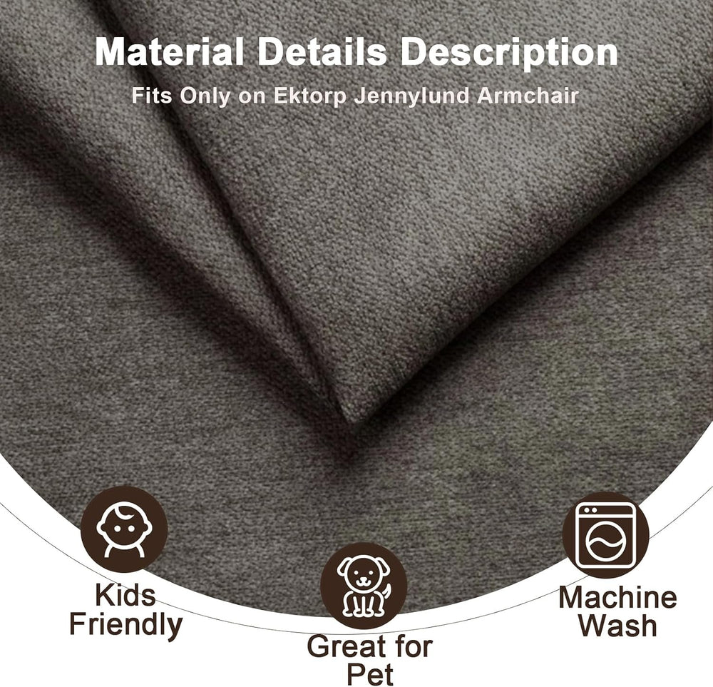 Sofa Covers Slipcover Replacement Compatible for IKEA Ektorp Jennylund Armcha...