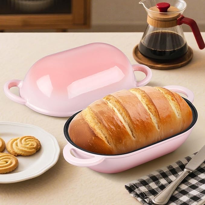 Homikit Enameled Cast Iron Dutch Oven