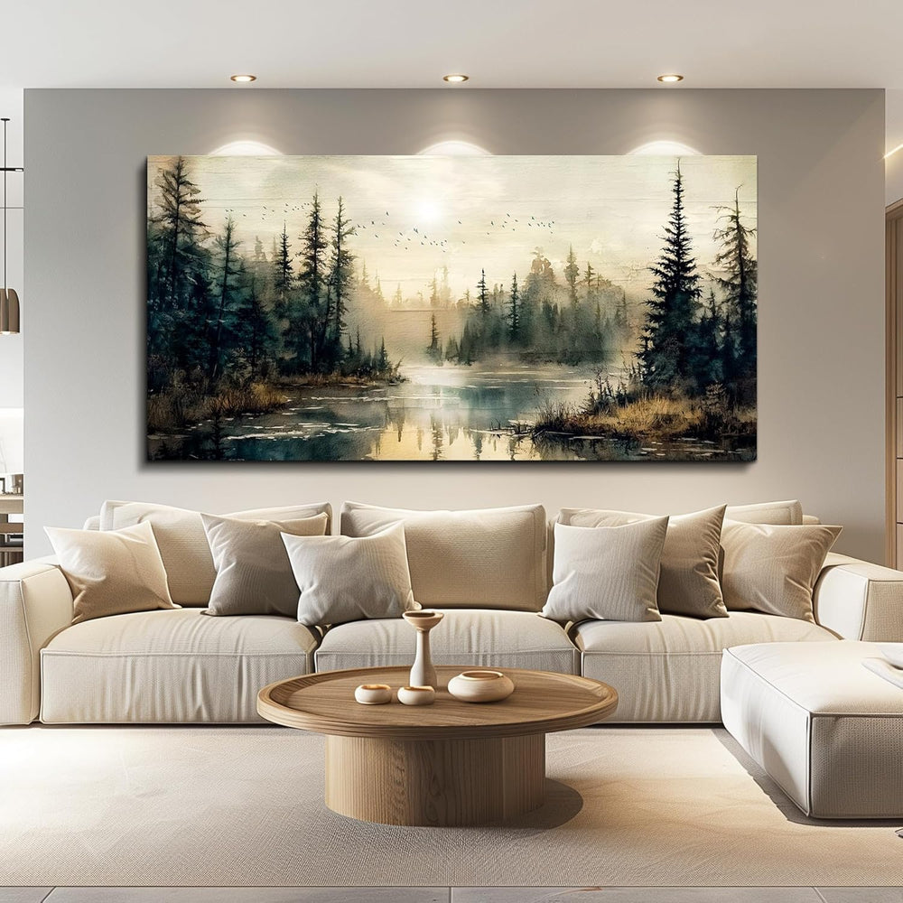 FUHAIHUA Canvas Wall Art For Living Room Large Wall Decor For Office Modern B...