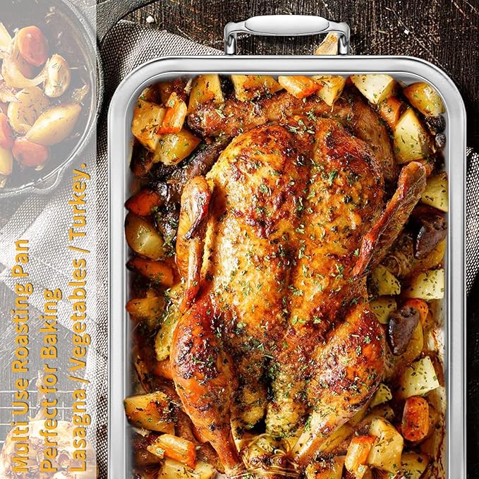 15 Inch Stainless Steel Roasting Pan