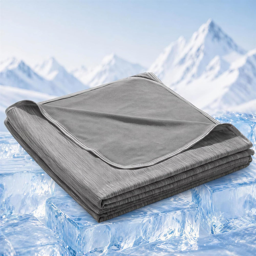 King Size Cooling Blanket for Hot Sleepers - Lightweight Breathable Cool Cold...