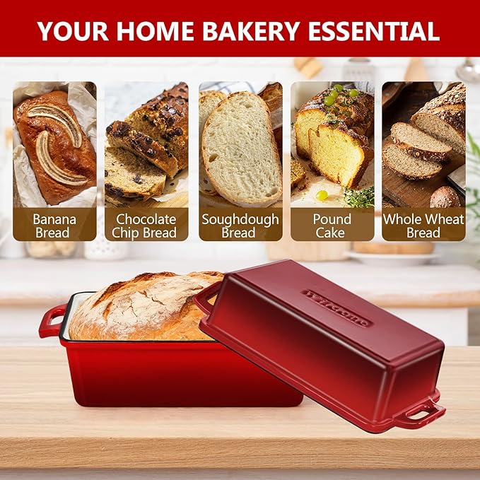 Wildone Enameled Cast Iron Bread Loaf Pan