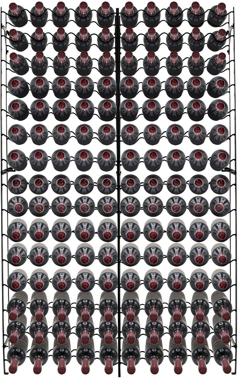 Sorbus Wine Rack Freestanding Floor - Wine Bottle Holder Holds 150 Bottles of...