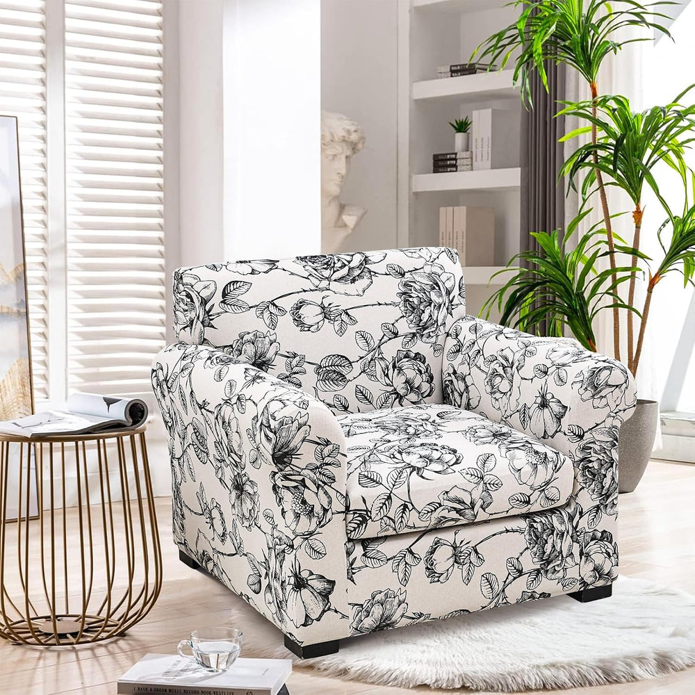 FUANGUI 2 Piece Chair Covers Armchair Arm Covers Chair Couch Covers