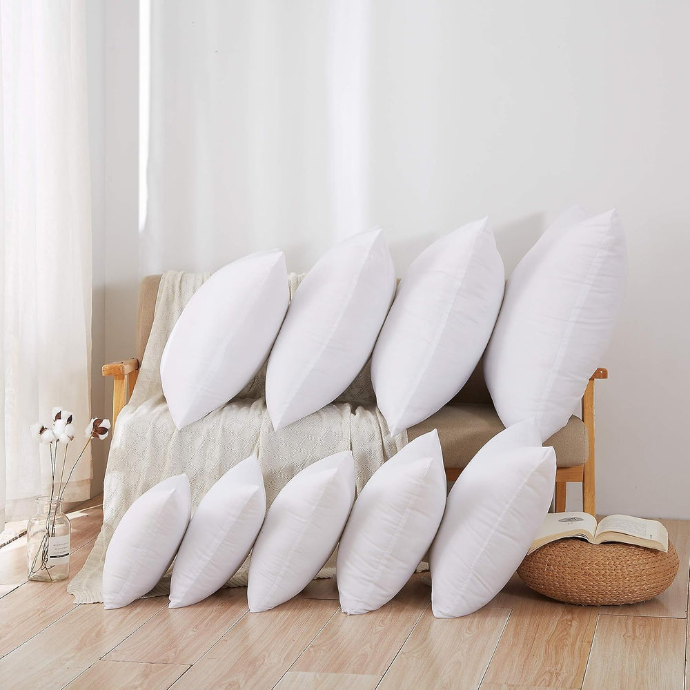 Acanva Throw Pillow Inserts, Euro Sham Form Stuffer with Premium Polyester Mi...