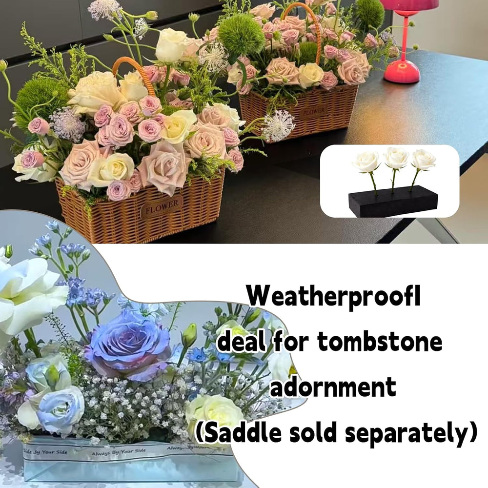 12 Piece Reusable Floral Foam Blocks, 11.8 x 4.7 x 2 Inch, Water Resistant, f...