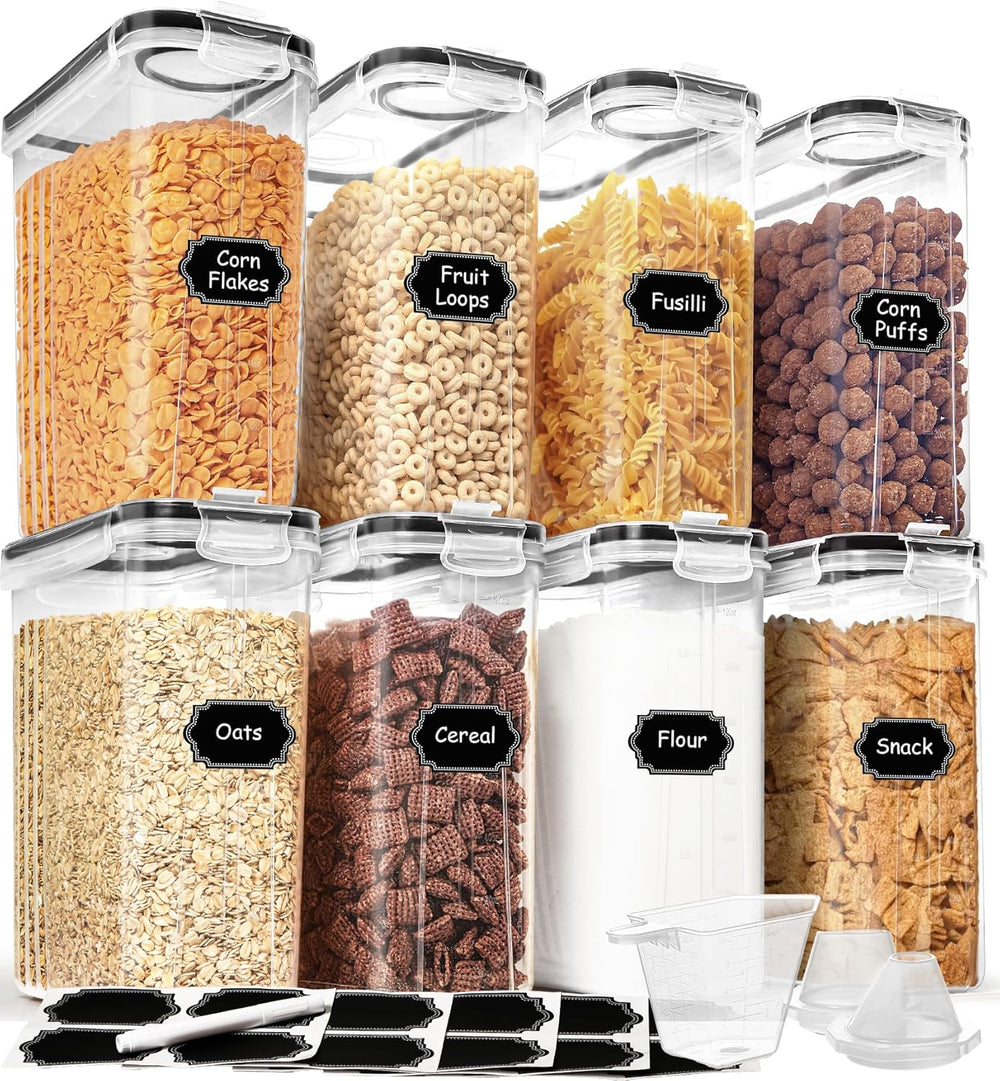 Cereal Containers Storage Set, Cereal Dispensers