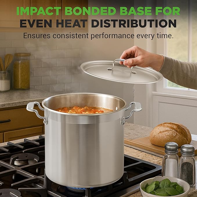 NutriChef Stainless Steel Stock Pot