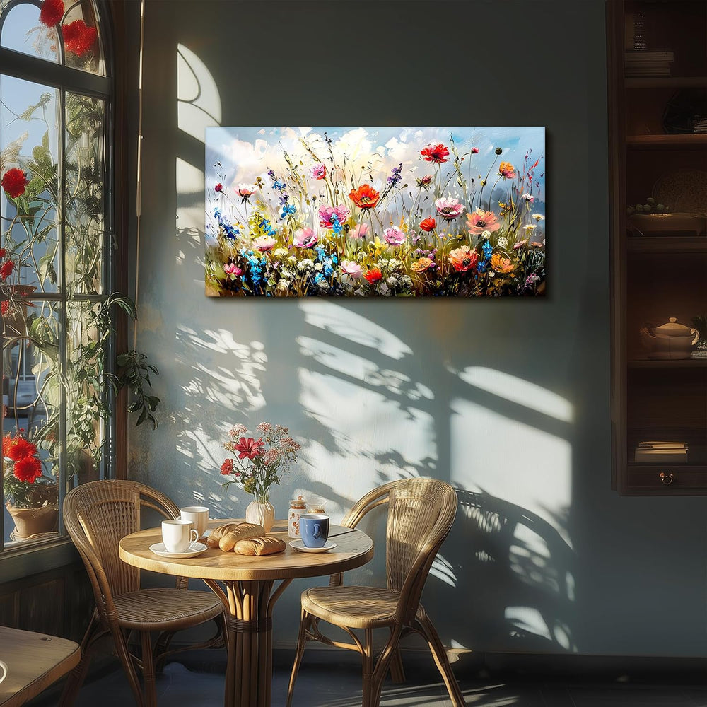 SERIMINO Flower Market Wall Art, Floral Botanical Wall Pictures 20"X40&q...