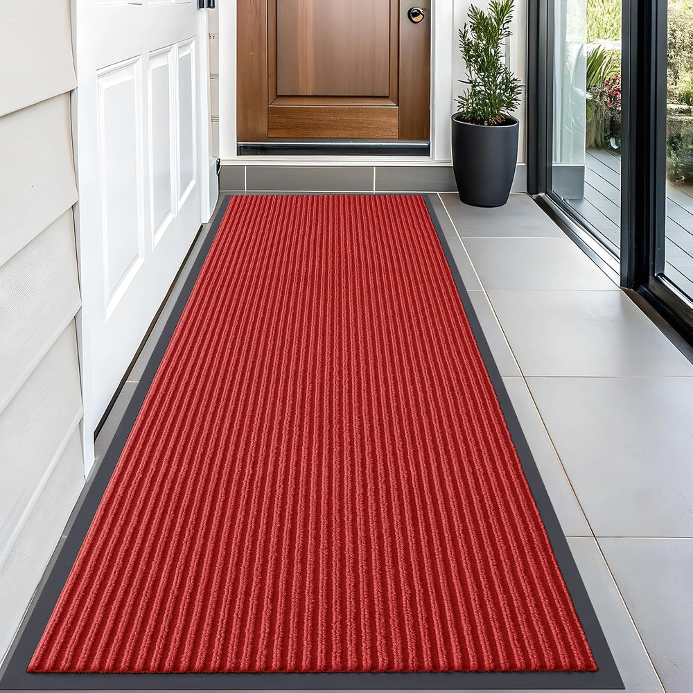 OLANLY Front Door Mat Indoor Outdoor Entrance, Waterproof Heavy Duty Doormat